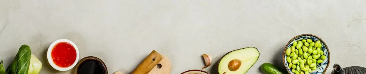 Werken in Emmeloord. Header afbeelding met groenten en fruit en tekst.
